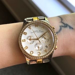 Marc Jacobs two-tone watch
